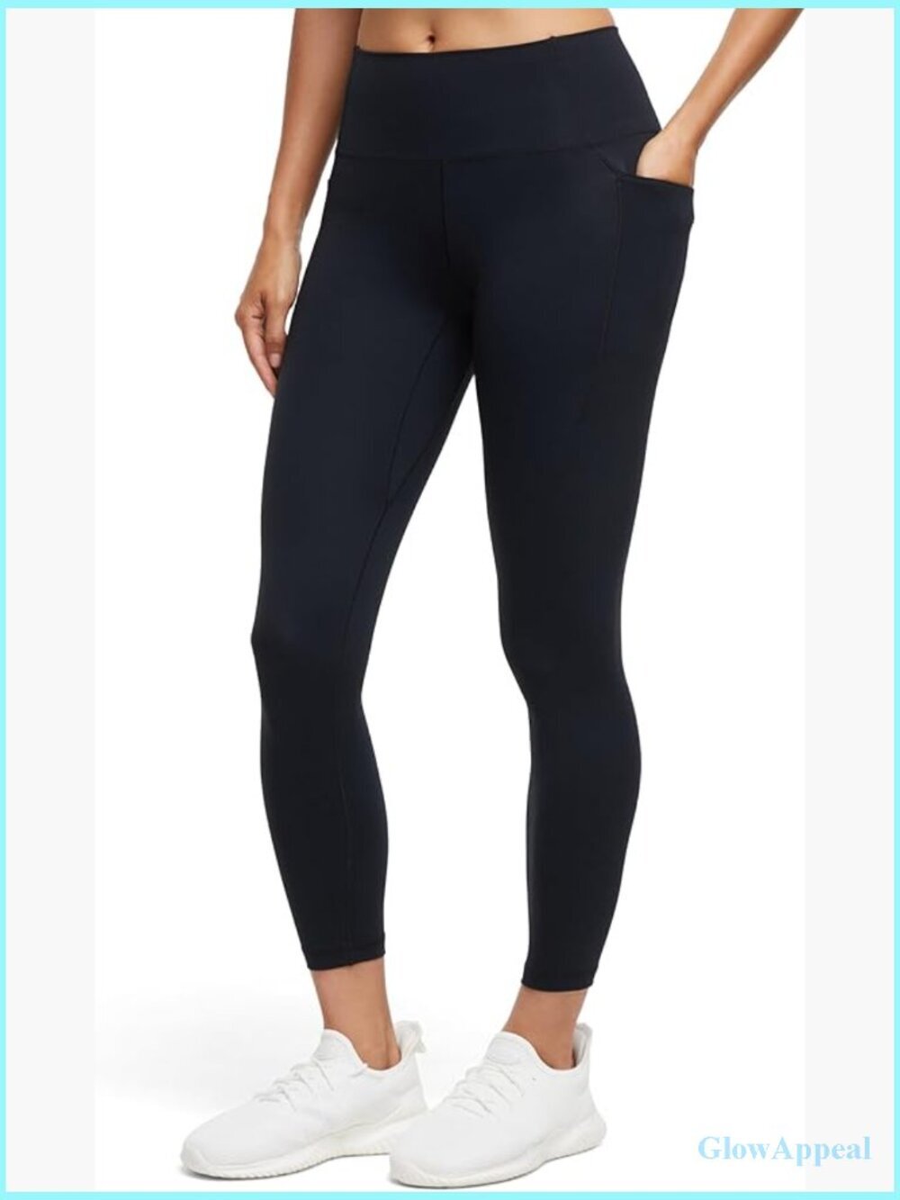 High Rise Ankle Leggings with Easy Waistband